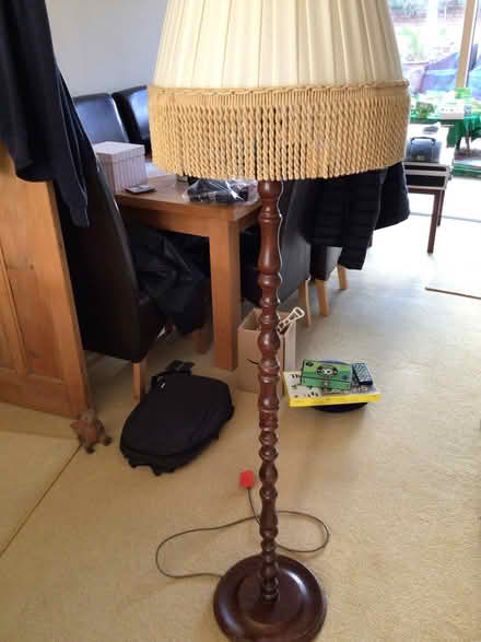 Photo of free Wooden Lamp Plus Shade (Aldwick PO21) #1