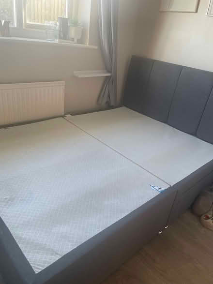 Photo of free Double bed base and headboard (Idle BD10) #2