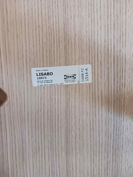 Photo of free Slim Ikea wood desk (Orangevale) #3