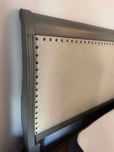 Photo of free Grey Queen Bed Frame & Platform (DuPont South) #4