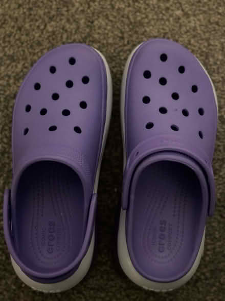 Photo of free Purple platform crocs / converse (Ellesmere Port) #2