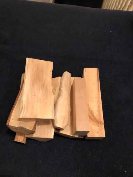 Photo of free Wood block and green spray paint (Kennington SW9) #1
