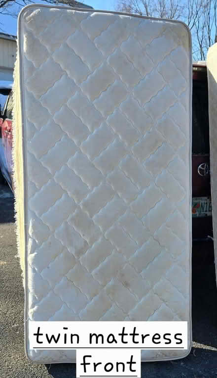 Photo of free Twin mattress and boxspring (Fairplay) #1