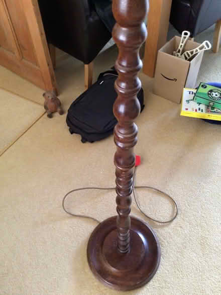 Photo of free Wooden Lamp Plus Shade (Aldwick PO21) #2