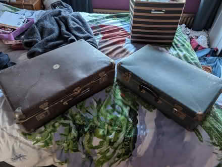 Photo of free Vintage suitcases (Buttershaw BD6) #1