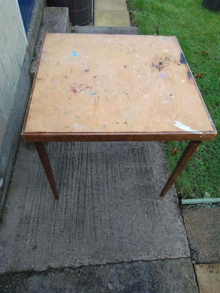 Photo of free card table (Kingsway) #2