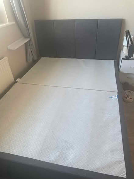 Photo of free Double bed base and headboard (Idle BD10) #1
