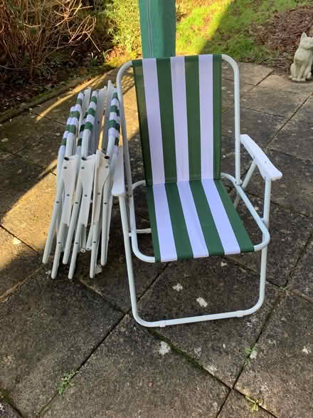 Photo of free 4 x folding chairs (Horley RH6) #1