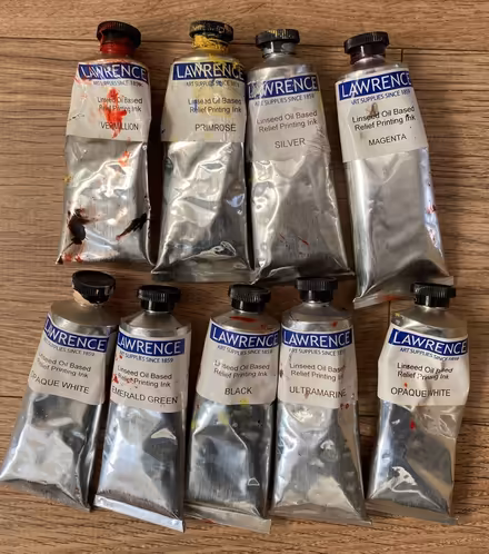 Photo of free Printing inks and 4 rollers (Barton OX3) #3