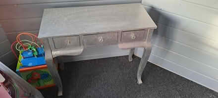 Photo of free Silvered make up table and mirror (Pratts Bottom) #1