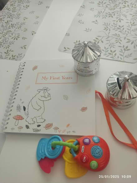 Photo of free First year scrap book and money box (Surbiton KT6) #1