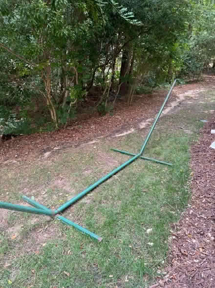 Photo of free Metal hammock stand (By Triangle Town Center) #1