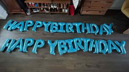 Photo of free 2 x Happy Birthday balloons (Orpington) #1