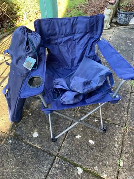 Photo of free 2 adult folding chairs (Horley RH6) #1