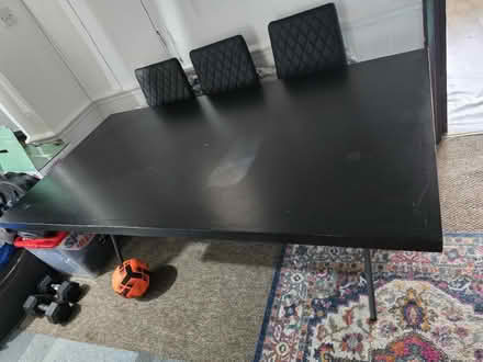Photo of free Black wooden table top (Enfield EN3) #1