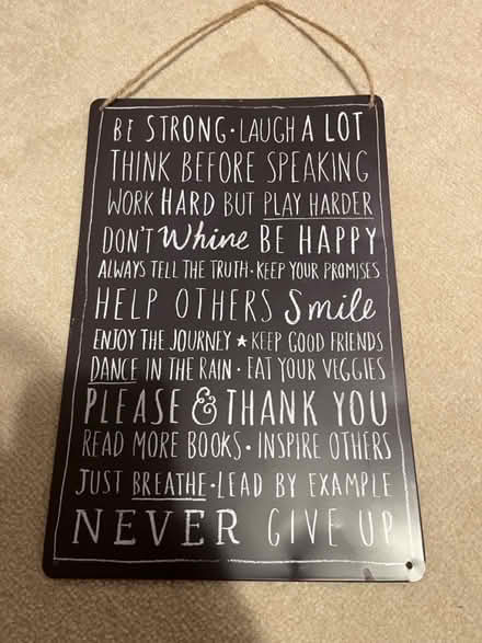 Photo of free Quote sign (Maidstone ME16) #1