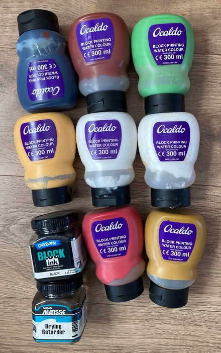 Photo of free Printing inks and 4 rollers (Barton OX3) #2