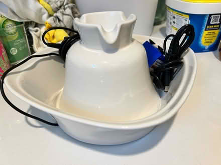 Photo of free used pet water fountain (near kings academy) #1