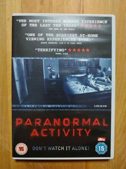 Photo of free Paranormal Activity DVD (CB4) #1