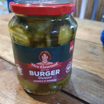 Photo of free Mrs Elswood Burger Gherkins (PR25 leyland) #1
