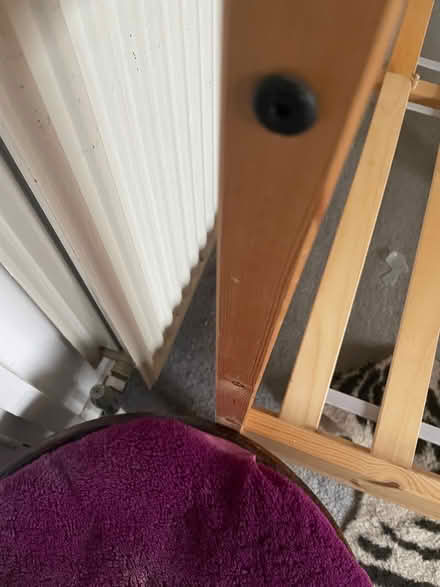 Photo of free Plain wooden bed no mattress (N70HT) #3