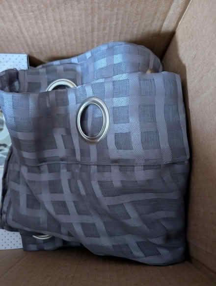 Photo of free sheer gray curtains (Elkton Heights neighborhood) #1