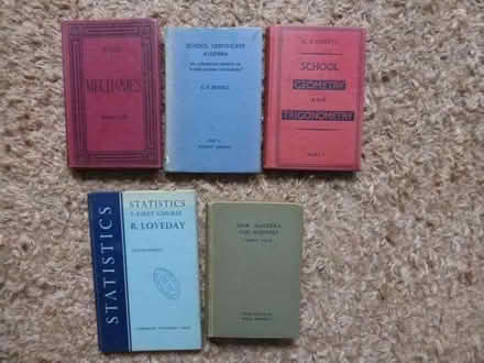 Photo of free maths books, vintage (Coventry CV1) #1