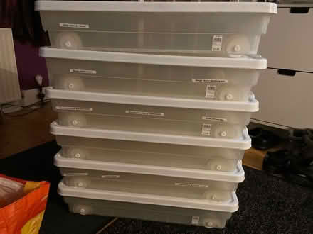 Photo of free x6 under bed storage (Feltham, TW13) #1