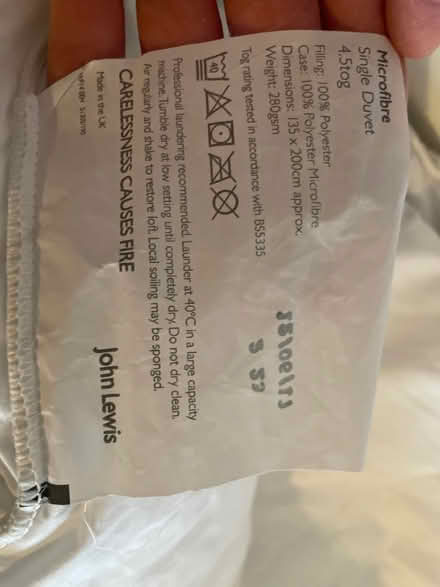 Photo of free 2 single duvet and 4 pillows (BR6) #3