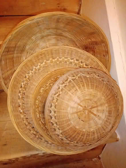 Photo of free Selection of round & oval wicker baskets (Kendal LA9) #3