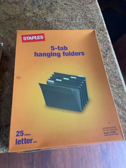 Photo of free Letter Size Hanging File Folders (San Ramon) #1