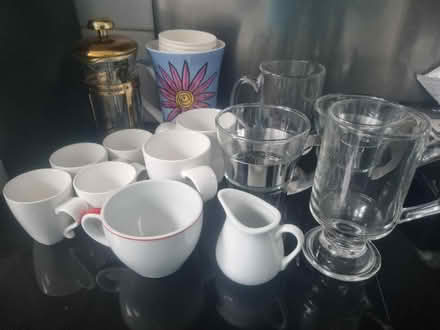 Photo of free Coffee cups and cafetiere (Derrington ST18) #1