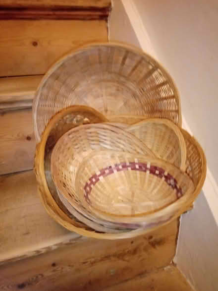 Photo of free Selection of round & oval wicker baskets (Kendal LA9) #1