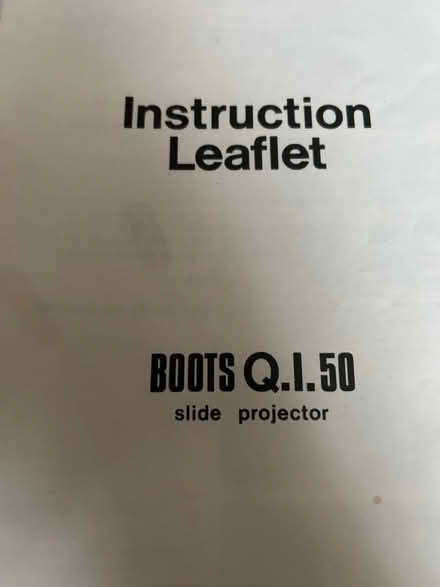 Photo of free Boots 1970s slide projector (Toddington) #3