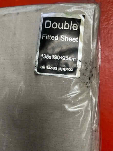 Photo of free New Double fitted sheet (Battersea SW11) #4