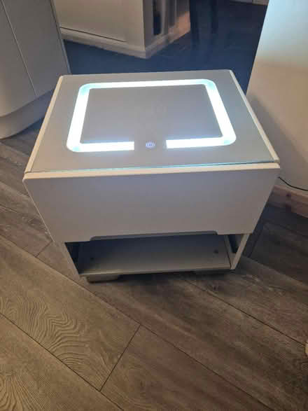 Photo of free Bedside Table with wireless charger (Chadwell Heath) #2