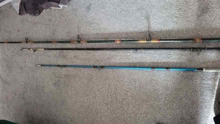 Photo of free Old fishing rods x 3 (Kirkley NR33) #1