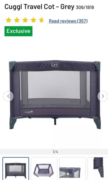 Photo of free Travel cot (Orpington, BR6 9) #1