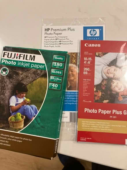 Photo of free 4” x 6” photo paper (Blewbury OX11) #1