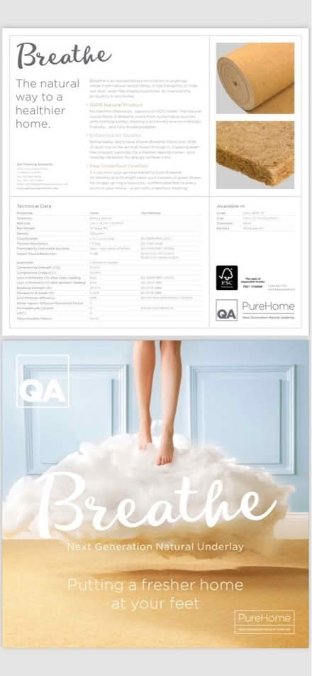 Photo of free Breathe Underlay (Hitchin) #2