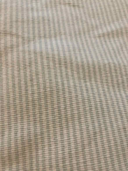 Photo of free Pair of long heavy striped curtains (M33, Brooklands, Sale) #2