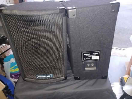 Photo of free Pair of Soundlab P115AA 50W 8Ohm PA speakers (Ditton WA8) #1
