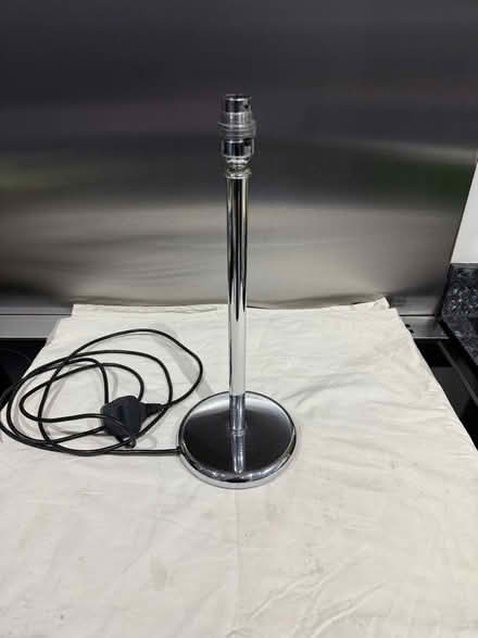 Photo of free Stainless steel lamp (no shade) (East Dulwich SE22) #2