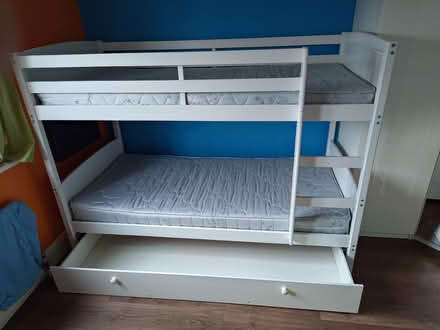 Photo of free White Junior Bunk Beds with Drawer (Upminster RM14) #2