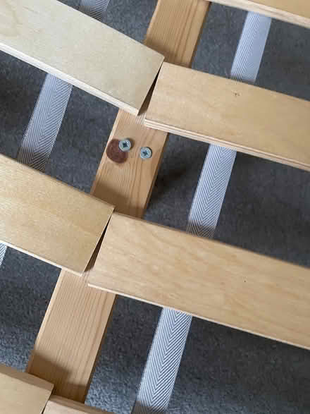 Photo of free Plain wooden bed no mattress (N70HT) #2