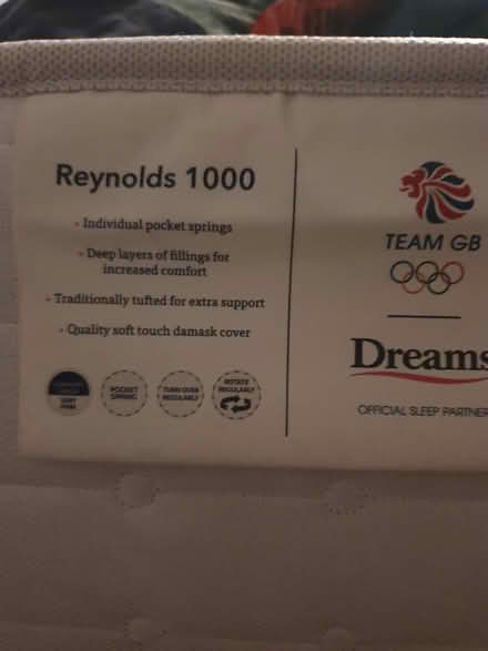 Photo of free Double bed and mattress (SM7 2) #4