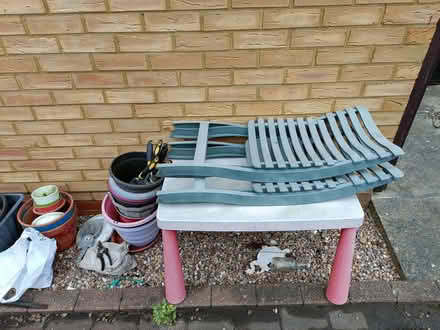 Photo of free Garden pots, chairs. Table, hosepipe etc (Twydall ME8) #3