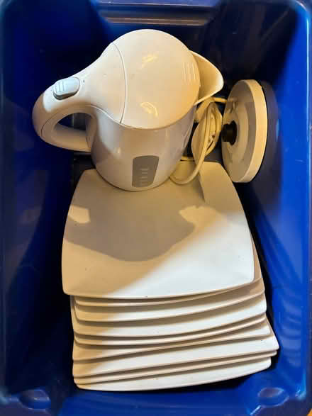 Photo of free Kettle and plates (Kendal LA9) #1