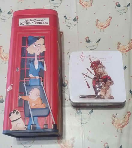 Photo of free 2 x Empty Biscuit Tins (Croydon, Shirley) #1