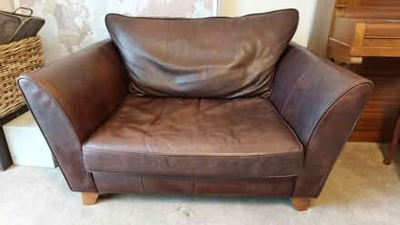 Photo of free M&S leather sofas x 2 (Totley S17) #1
